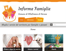 Tablet Screenshot of informafamiglia.it